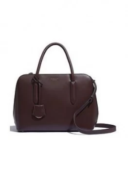 Image of Radley Liverpool Street 2.0 Medium Zip Top Multiway Tote Bag - Mahogany
