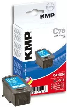 Image of KMP C78 ink cartridge Cyan, Magenta, Yellow