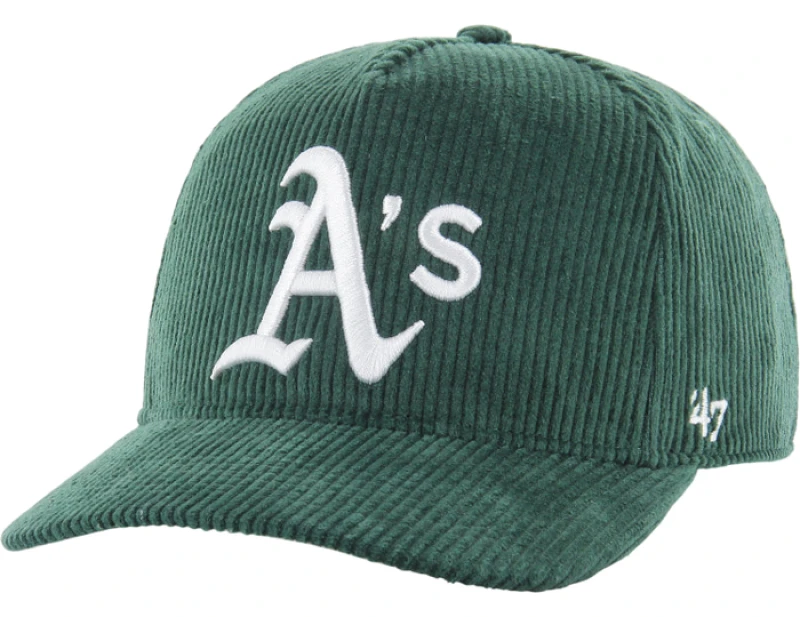 Image of '47 Brand Mlb Athletics Thick Cord 47 Hitch Cap Green OSFA