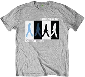 Image of Beatles - The - Abbey Road Colours Crossing Kids 13 - 14 Years T-Shirt - Grey