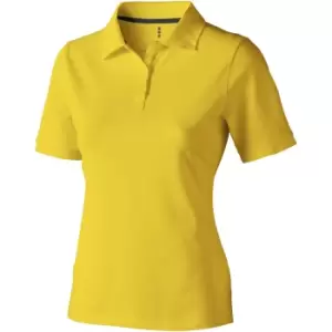 Image of Elevate Calgary Short Sleeve Ladies Polo (S) (Yellow)