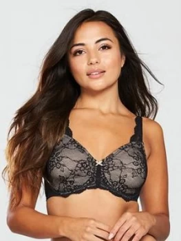 Image of Triumph Triumph Contouring Sensation Minimiser Bra, Black, Size 36, Women