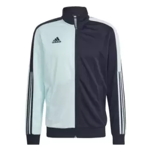 Image of adidas Tiro Track Half & Half Track Top Mens - Blue
