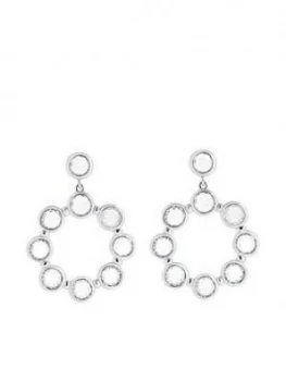 Image of Ted Baker Sarla: Starlight Drop Earrings - Silver, Women