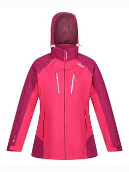 Image of Regatta Calderdale IV Waterproof Shell Jacket - Pink, Size 8, Women