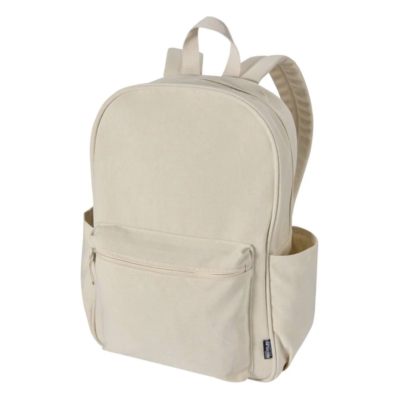 Image of Floso Mens Zaino Plain Canvas 16L Backpack in Light Sand Light Sand Male