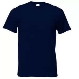 Image of Mens Short Sleeve Casual T-Shirt (Small) (Midnight Blue)