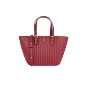 Image of Tommy Hilfiger Th Timeless Small Tote Quilted - Red