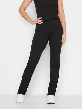 Image of Long Tall Sally Long Tall Sally Slim Leg Yoga Pant 34in, Black, Size 8, Length 38, Women