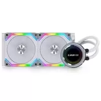 Image of Lian-Li GALAHAD AIO SL 240mm High Performance RGB CPU Water Cooler - White