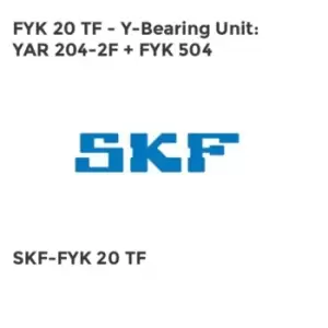Image of FYK 20 TF - Y-Bearing Unit: YAR 204-2F + FYK 504