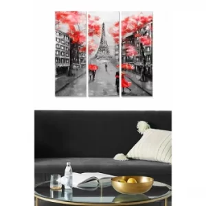 Image of MDF566477032 Multicolor Decorative MDF Painting (3 Pieces)