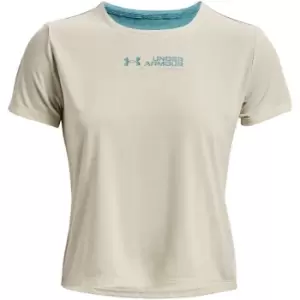 Image of Under Armour Rush Short Sleeve T-Shirt Womens - Brown