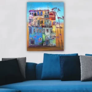 Image of 363409469_70100 Multicolor Decorative Canvas Painting