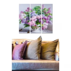 Image of MDF627061085 Multicolor Decorative MDF Painting (3 Pieces)