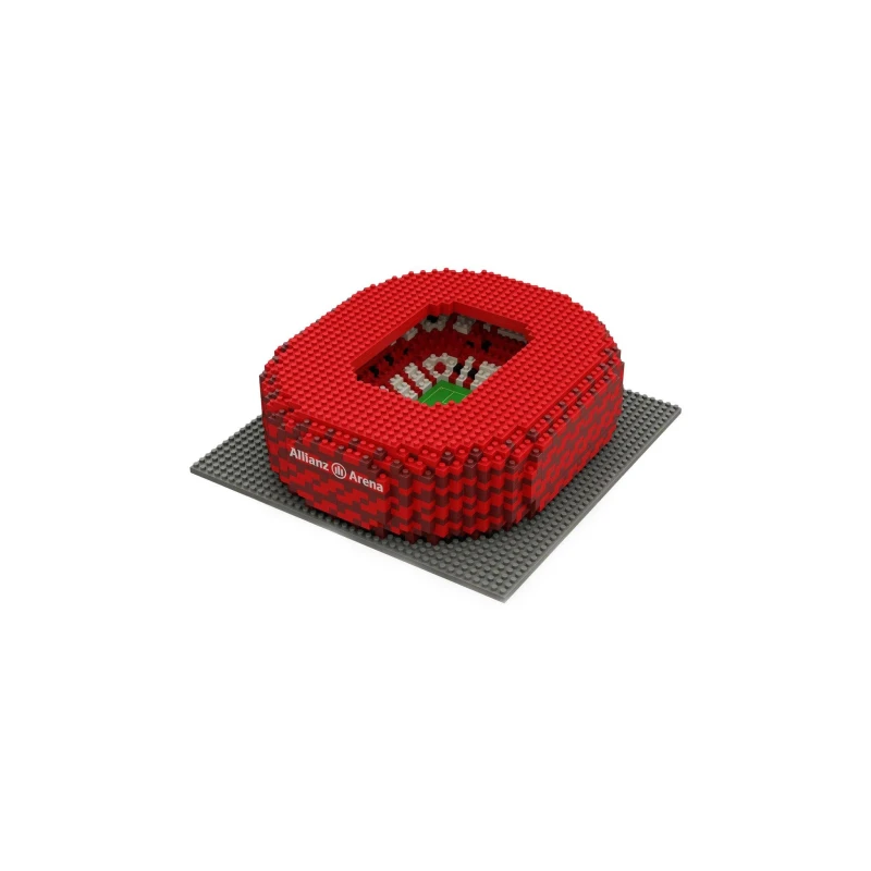 Image of Team BRXLZ 3D Football Stadium Building Blocks One Size Red 72164209000