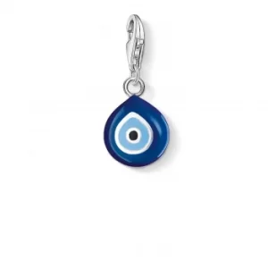 Image of Thomas Sabo Turkish Eye Charm Blue 925 Sterling Silver Cold Jewellery