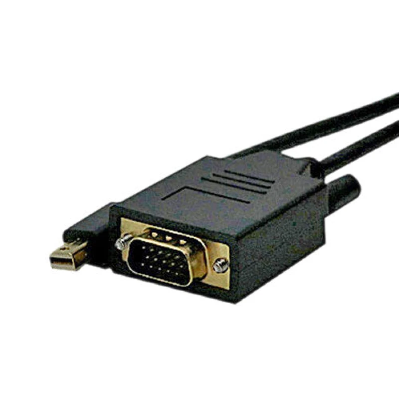 Image of Cablenet Cablenet 2m Mini DisplayPort Male 1.1 - SVGA HD15 Male 1080i Black PVC Cable 32-2408
