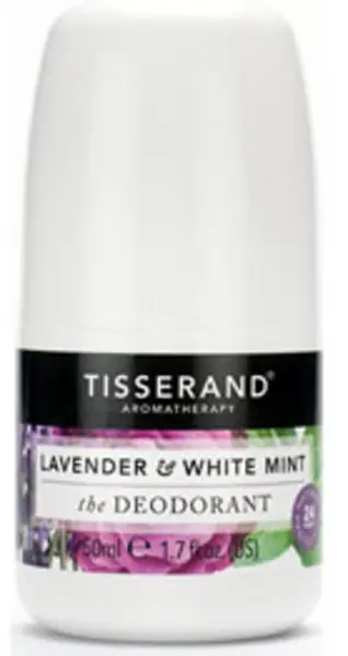 Image of Tisserand Aromatherapy Lavender and White Mint Roll On Deodorant 50ml