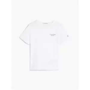 Image of Calvin Klein Jeans Ckj Stack Logo T-Shirt - White