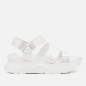 Image of UGG Womens La Shores Flatform Sandals - White - UK 7