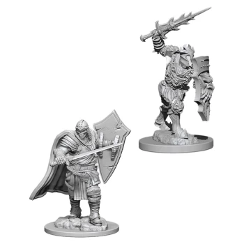 Image of D&D Nolzur's Marvelous Unpainted Miniatures - Death Knight & Helmed Horror