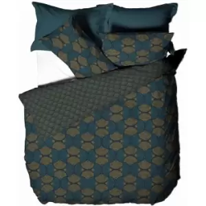 Image of Furn Decora Duvet Cover Set (Single) (Teal) - Teal