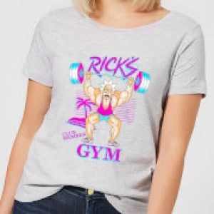 Image of Rick and Morty Rick Gym Womens T-Shirt - Grey - XL