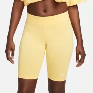 Image of Nike Sportswear Essential Womens Bike Shorts - Yellow