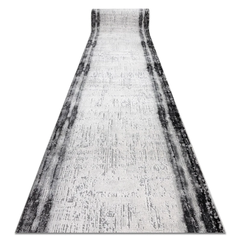 Image of RugsX Modern Tuls Runner in Grey Size: 60cm x 170cm Grey Unisex 60cm x 170 cm