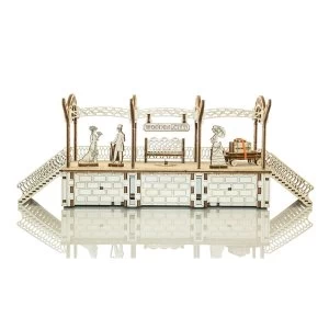 Image of Railway Station Wooden City 3D Wooden Model Kit