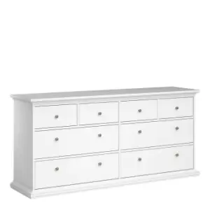 Image of Paris chest of 8 Drawers, white