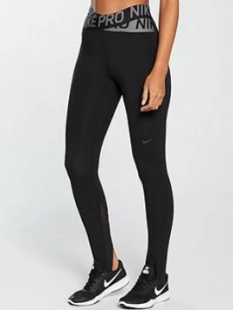 Image of Nike Training Pro Intertwist Legging - Black, Size Xxl, Women