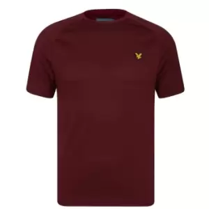 Image of Lyle and Scott Sport & Scott Sport Raglan T Shirt - Red