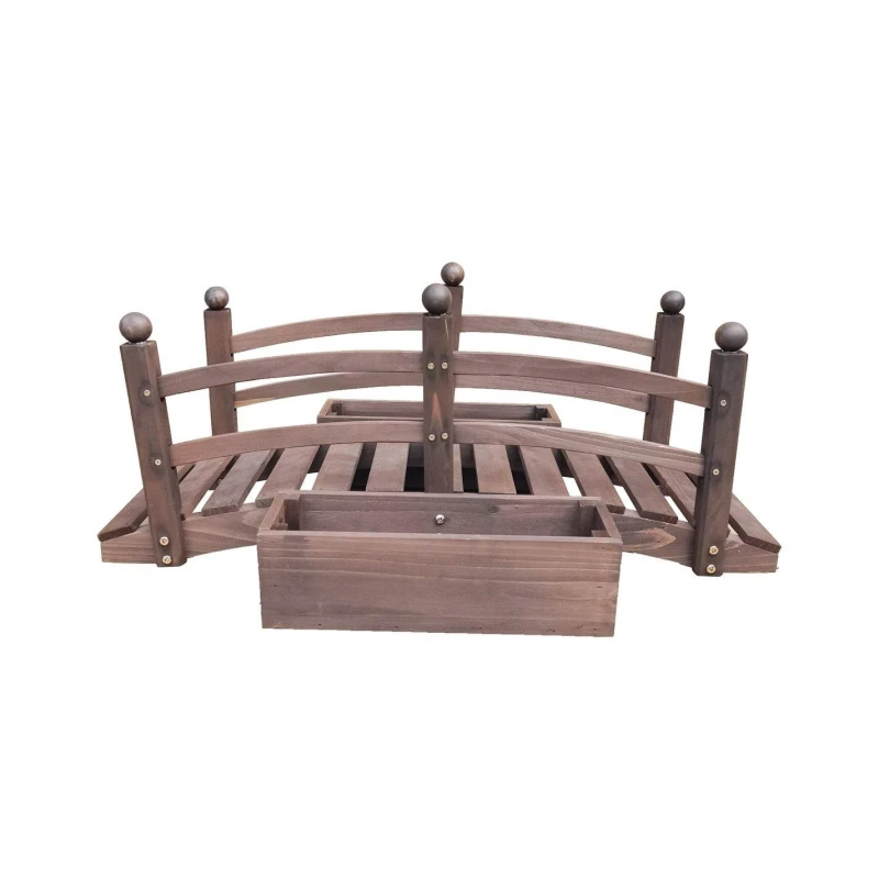 Image of Linea Wooden Planter Bridge 63 Pine unisex One Size