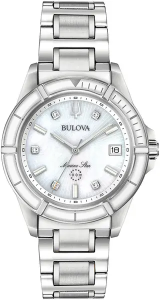 Image of Bulova Watch Marine Star Ladies - White BUL-407
