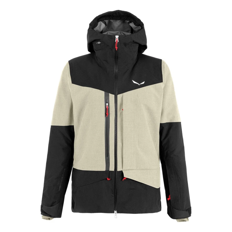 Image of Salewa Womens Weather-Resistant Breathable Performance Training Jacket Oatmeal female 8 (XS)