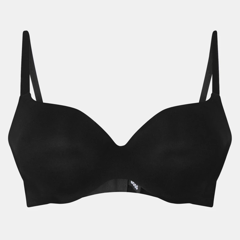 Image of Boss Womens Underwire Low-Cut Demi Bra Black female 34B