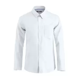 Image of Clique Mens Oxford Formal Shirt (S) (White)