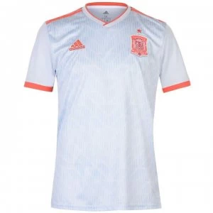 Image of adidas Spain Away Shirt 2018 - Blue/Red