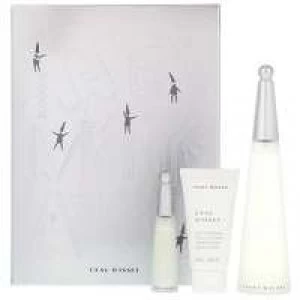 Image of Issey Miyake LEau DIssey Gift Set 100ml Eau de Toilette + 50ml Body Lotion + 10ml Eau de Toilette