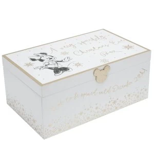 Image of Disney Gold & White Minnie Mouse Christmas Eve Box
