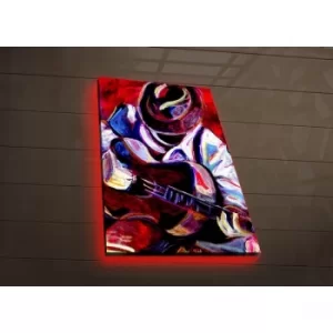 Image of 4570DACT-55 Multicolor Decorative LED Lighted Canvas Painting
