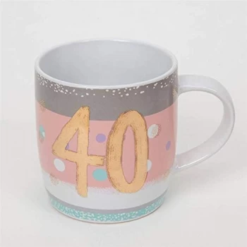 Image of Bellini Stoneware Mug with Rose Gold Foil - 40