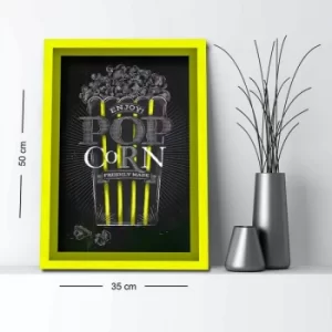 Image of 3550AHS-024 Multicolor Decorative Framed MDF Painting