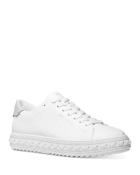 Image of Michael Kors Womens Grove Lace Up Sneakers