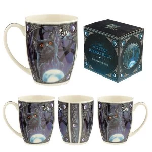Image of The Witches Apprentice Cat Lisa Parker New Bone China Mug