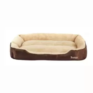 Image of Bunty Deluxe X-Large Soft Dog Bed - Brown