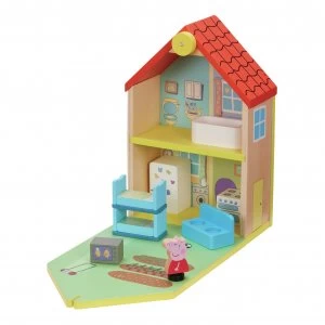 Image of Peppa Pig Peppa's Wood Play Family Home Playset