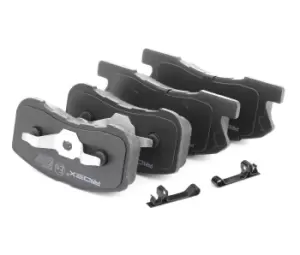 Image of RIDEX Brake pad set MITSUBISHI,DAIHATSU 402B0483 0449197201,0449197201000,0449197205 0449197205000,0449197212000,0449197401,0449197401000,0449197403